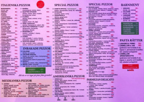 Ektorps Pizzeria menu