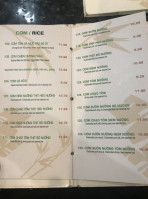 New Phở 999 menu