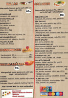 Pizzeria Torino menu