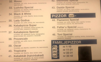 Flamenco Pizzeria menu