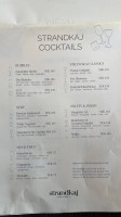 Strandkaj Koek Ab menu