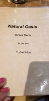Natural Oasis Market & Wellness Center food