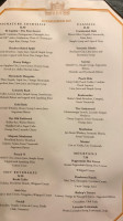 The Ahwahnee menu