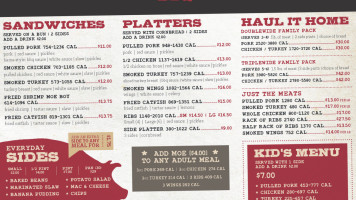 Moe's Original Bbq Wilmington menu