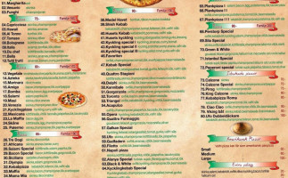 Tuscany Pizzeria menu