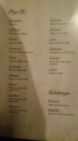 Restaurang Olympos menu