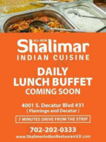 Shalimar Indian Cuisine food
