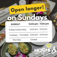 Hoshi Sushi Asian Cuisine food