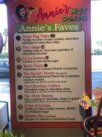 Annie's Hot Donuts inside