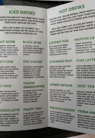 Scented Leaf Tea House menu