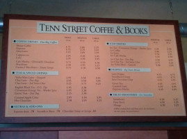 Tenn Street Coffee menu
