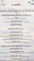 The Coffee Priest menu