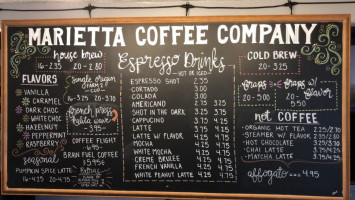 Marietta Coffee Company menu