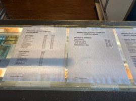 Marietta Coffee Company menu