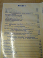 T And T Luncheonette menu