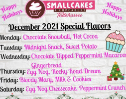 Smallcakes Tallahassee, Fl food