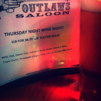 Outlaws Saloon food