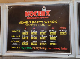 Kochix Chicken menu