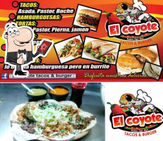 El Coyote Tacos Burger food