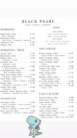Black Pearl Cafe menu