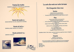 Le Rest'Eau De La Piscine menu