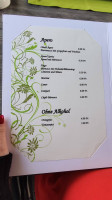 Oberli menu