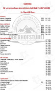 Oberhofstübli menu
