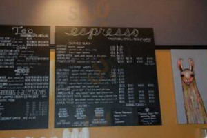 Wild Joes Coffee Spot menu