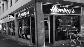 Heming's Coffee inside