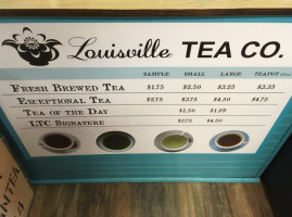 Louisville Tea Company menu