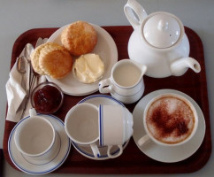 The Undercroft Tearoom At Forde Abbey food