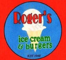 Roger's Ice Cream Burgers food
