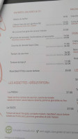 Le Silex menu