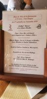 Auberge De Conflans menu