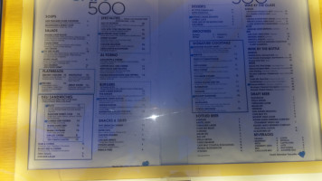 Café 500 menu