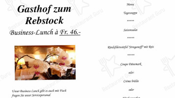 Gasthof zum Rebstock menu