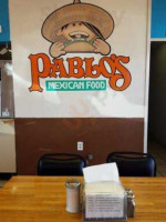 Pablo's Mexican Food inside