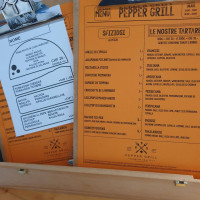 Pepper Grill menu