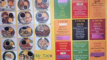 Mr. Taco Mexican Grill food