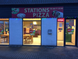Stations Pizza Grill inside