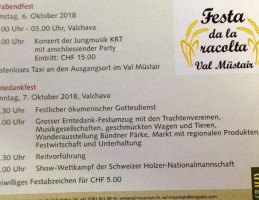 Pension Restaurant Hirschen menu