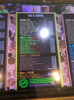 The Teahouse menu