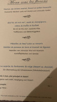 Relais de la Sarvaz SA menu