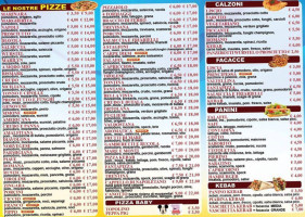 Fantapizza menu