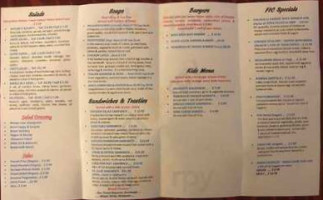 Fusion Inn Cafe menu