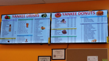 Yankee Donuts menu