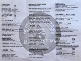 Bien Chidos Mexican Grill By Lalis menu