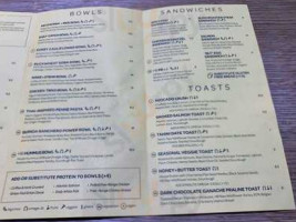 Honeybrains menu
