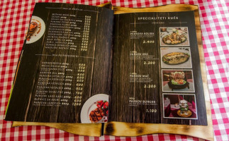 Restoran Park Velika Plana menu