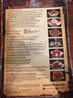 La Costa menu